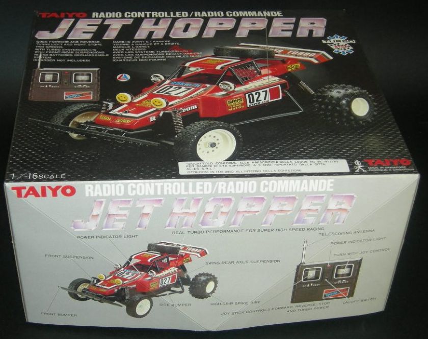 TAIYO JET HOPPER BUGGY 1/16 CAR TURBO PANTHER GIG NIKKO radio 80 NRFB 