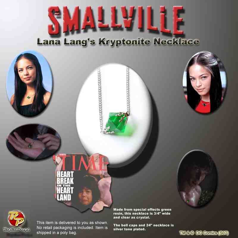 Smallville Lana Lang Green Kryptonite replica prop  