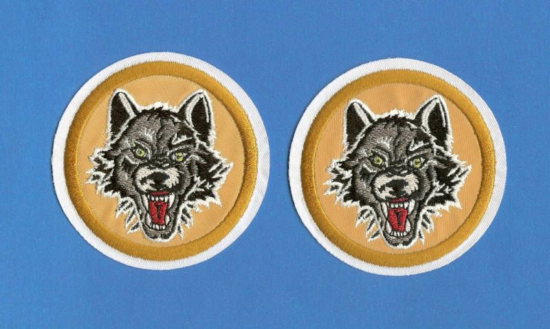 Lot Chicago Wolves AHL IHL Hockey Shoulder Patches B  