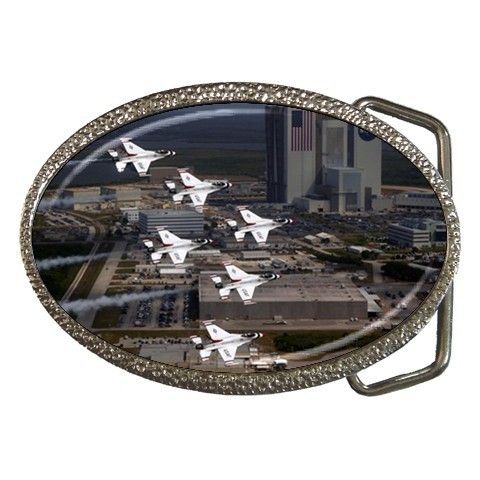 US Air Force Thunderbird F 16 Jets Belt Buckle  