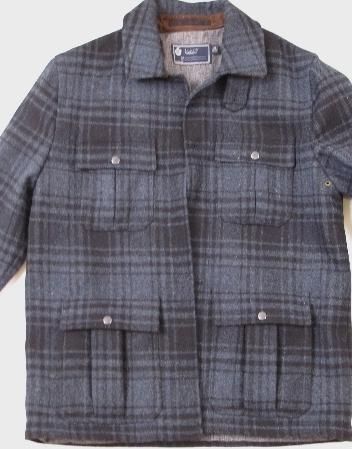 crew Plaid Wool Langham Jacket medium  