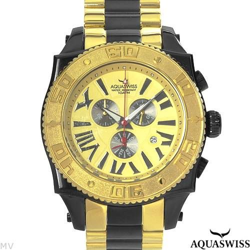 Brand New AQUASWISS SWISSPORT Made In Switzerland Swiss Movement Mens 