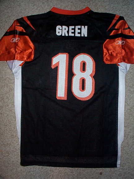 IRREGULAR Cincinnati Bengals AJ Green nfl Jersey Youth Kids Boys L 