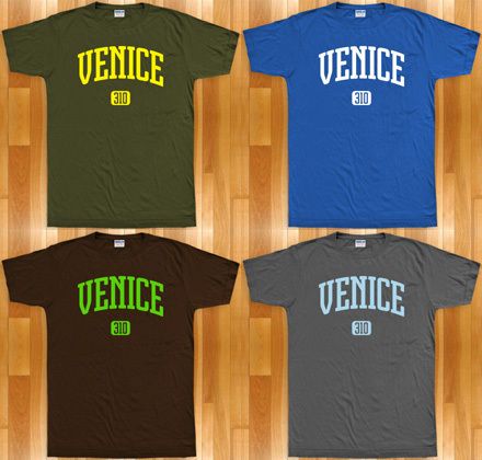 VENICE T shirt   310 California Cali LA Beach XS 4XL  