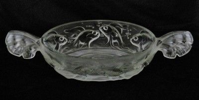 French Crystal Centerpiece Goldfish Bowl VERLYS France  