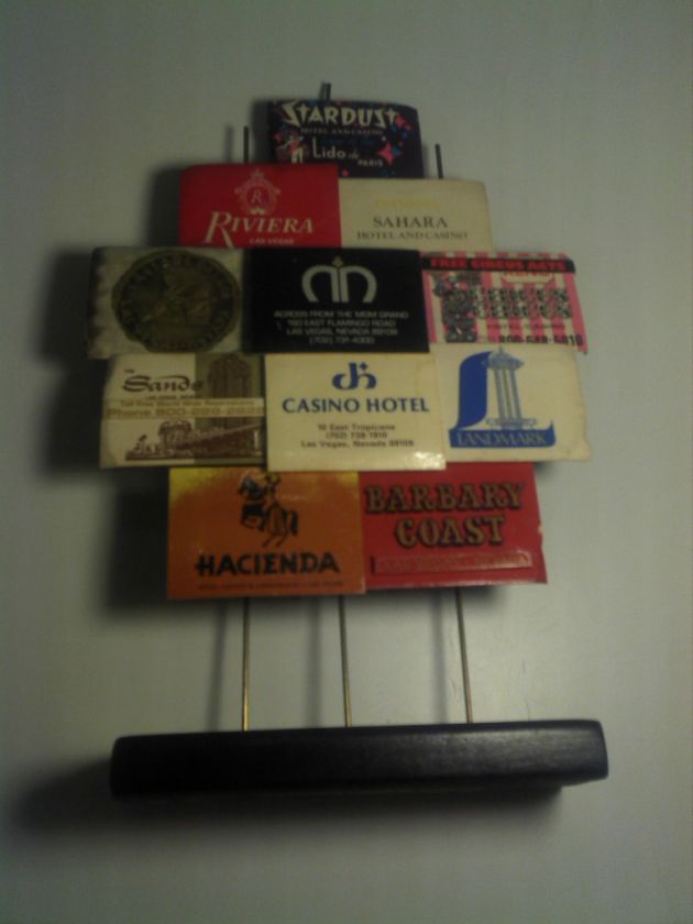 Vintage 80 Las Vegas Casino Matchbook Souvenir Stand  