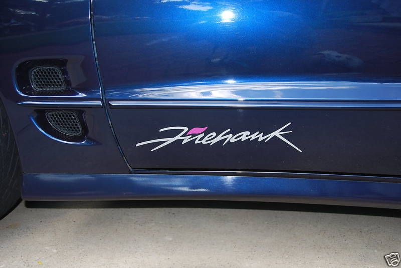 Firehawk Door Decal Sticker Emblem Trans Am FireBird  