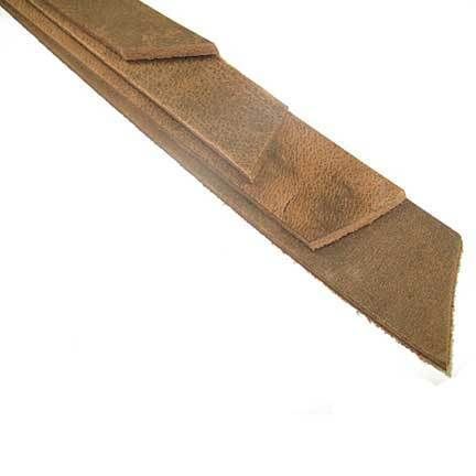 Buffalo veg tan Belt Blank leather strip 3/4 BROWN  