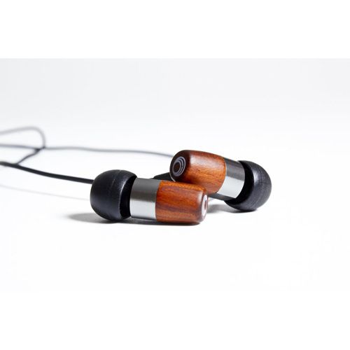 Thinksound Ms01 In ear Monitor Wooden Headphone (Gunmetal/Chocolate 