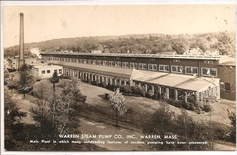 WARREN, MA   RPPC   Warren Steam Pump Co., Inc.  