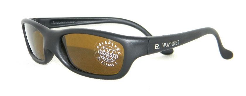 NEW + CASE BLACK VUARNET 034 POLARIZED SUNGLASSES POLARLYNX LUNETTES 