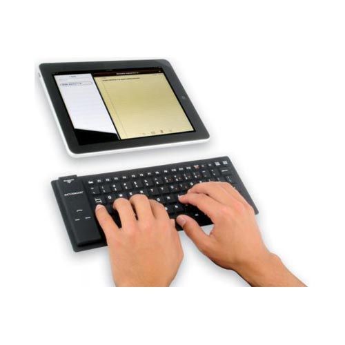   Black Scosche freeKEY Flexible Wireless Bluetooth Keyboard BTKB  