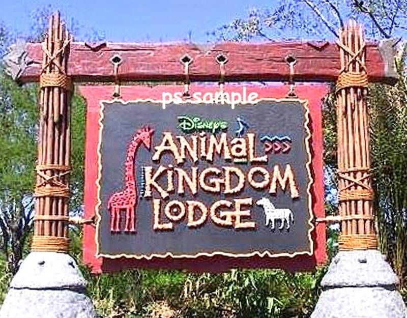 Florida Disney ANIMAL KINGDOM LODGE SIGN Fridge Magnet  