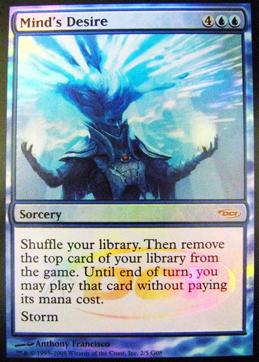 Magic the Gathering MTG Judge Promo MINDS DESIRE Foil  