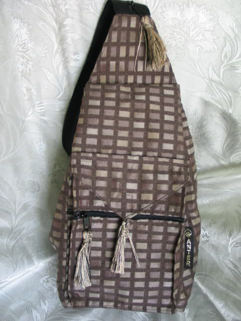 anter ethnic fabric woven back pack