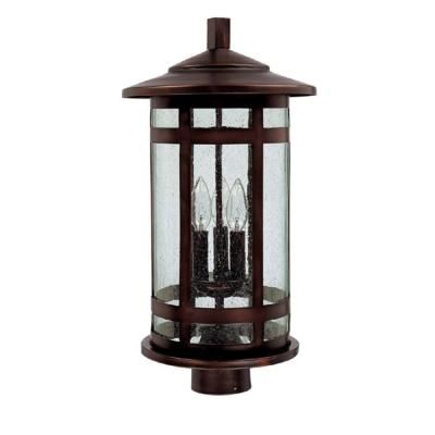 Capital Lighting 3 Light Outdoor Post Fixture 9955BB  