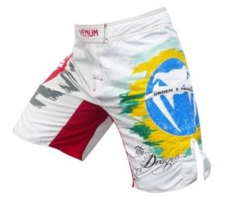 VENUM LYOTO MACHIDA UFC 129 DRAGON FIGHT SHORTS WHITE MEDIUM 33  