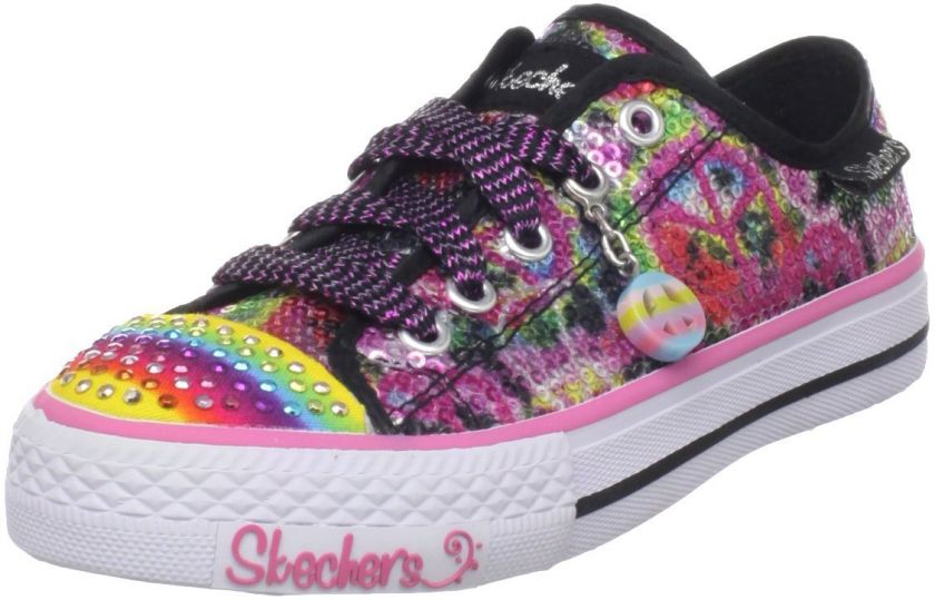 Skechers Twinkle Toes Shuffles Supreme Gleam Sneaker (Little Kid/Big 