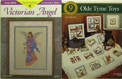   over 70 CROSS STITCH pattern books/leaflets ~ Leisure Arts, ASN & more