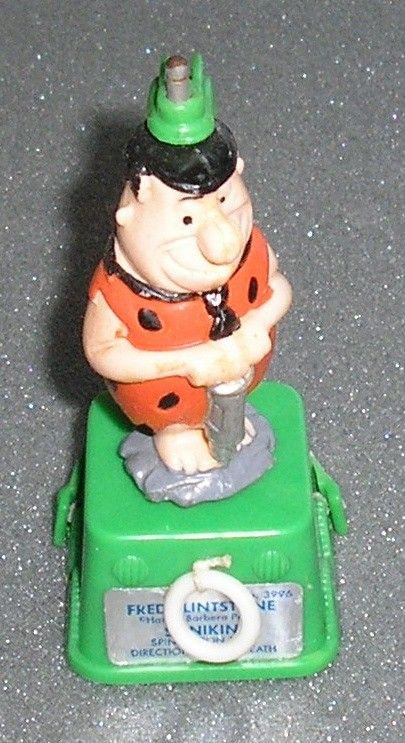 FRED FLINTSTONE Spinkin   Tricky Trapeze/Push Puppet  