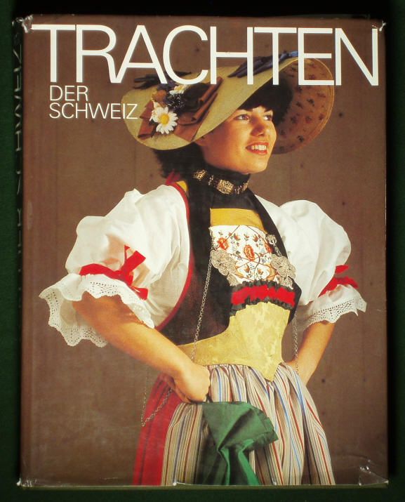 BOOK Swiss Folk Costume ethnic fashion history art Alps  