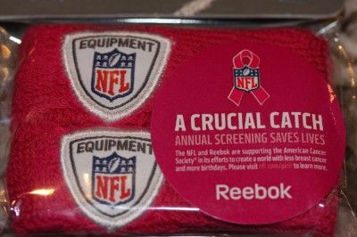   Equipment Pink Reebok Wristbands Breast Cancer Awareness One Inch BCA