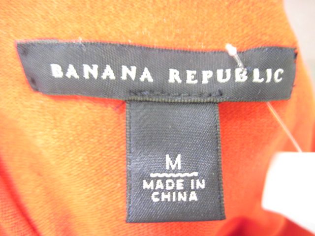 BANANA REPUBLIC Red Sleeveless Shirt Top Sz M  