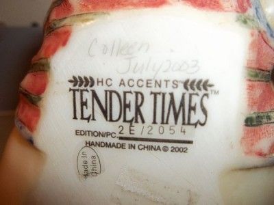 Lot of 4 Tender Times HC Accent Bears Division of Boyds  