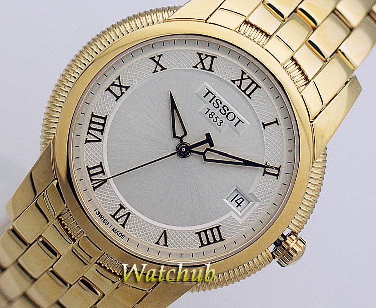 2012 new TISSOT T CLASSIC BALLADE III GOLDTONE SWISS MADE QUARTZ MENS 