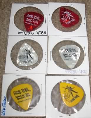 RICK NIELSEN CHEAP TRICK Guitar Picks  