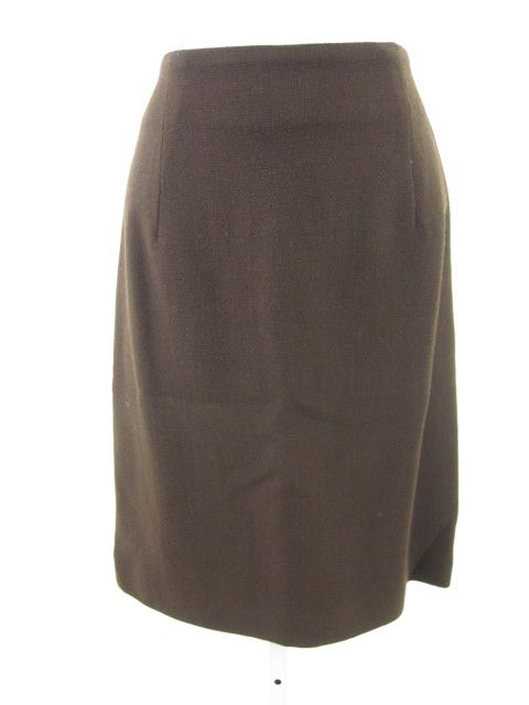 BANU Wool Brown Blazer Skirt Suit Sz 8  