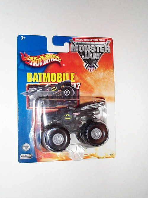 2003 HOT WHEELS MONSTER JAM TRUCK BATMOBILE #7 MIP  