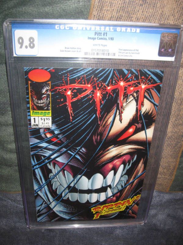 PITT #1 CGC Comic 9.8 NM+ WP IMAGE 1st Rippin  