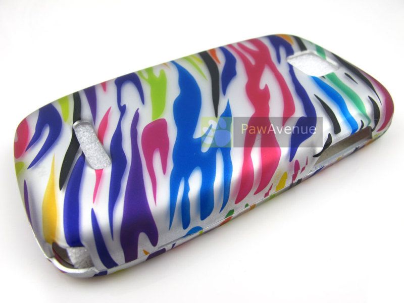 FUNKY ZEBRA SKIN Hard Case Cover Motorola Theory Phone  