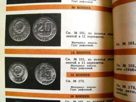   Soviet USSR Numismatic Catalog Монеты СССР RUSSIAN  