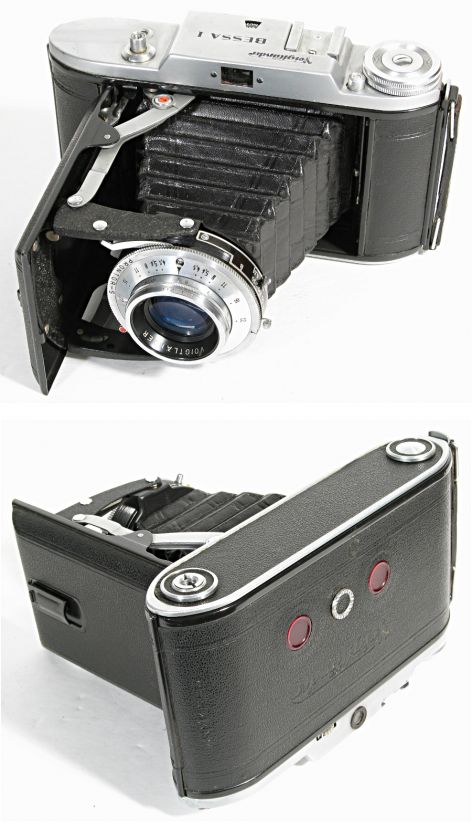 VOIGTLANDER BESSA I MEDIUM FORMAT FOLDING CAMERA VASKAR 105mm 14.5 