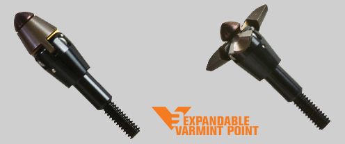 Easton V3 Expandable Varmint Point 100 grain 2 PK.  