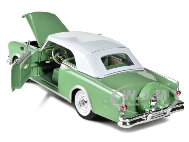   CARIBBEAN SOFT TOP GREEN 1/24 DIECAST MODEL CAR BY WELLY 24016HW