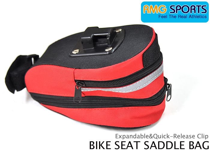 Bike Seat Saddle Bag for Acc,IPOD,Tool,Phone,Wallet RED  