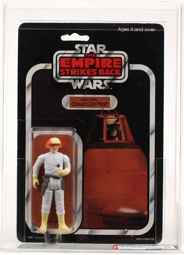 Star Wars Vintage ESB Cloud Car Pilot No offer AFA 80*  