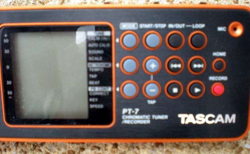 Tascam PT 7 Chromatic Tuner/Recorder  