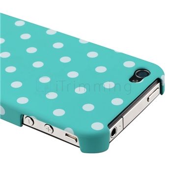 Blue/White Dot Hard Case+Privacy Filter Screen Protector For Apple 