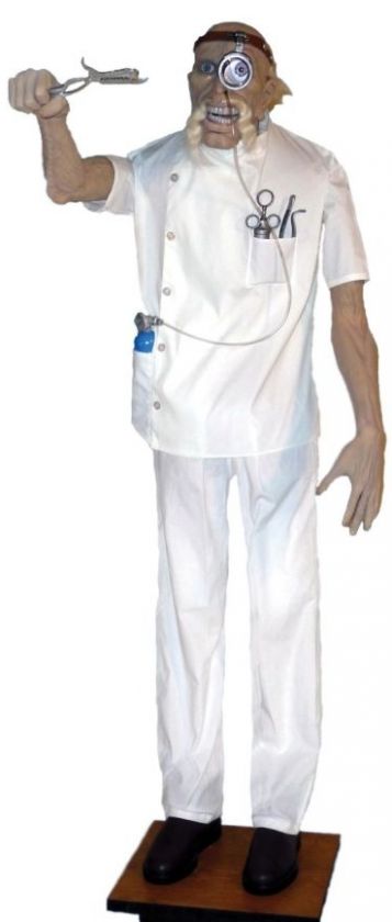 Dr. Pheal Phine Dentist Animated Prop Halloween Figure  