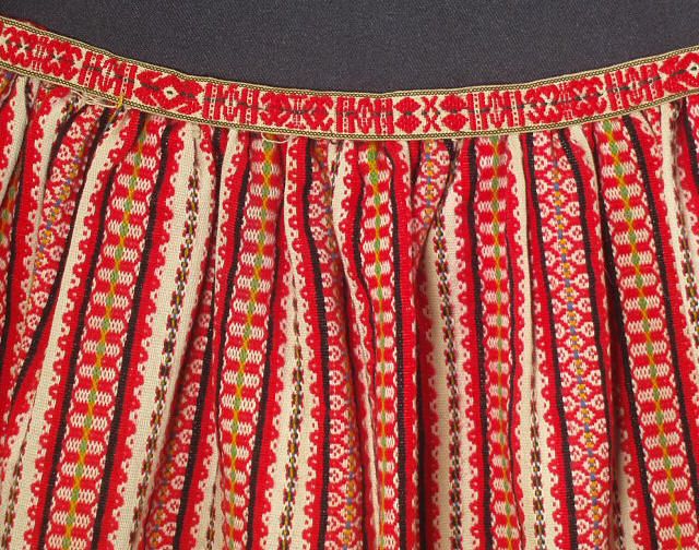 SWEDISH girls folk costume apron Leksand Sweden Dalarna ethnic drakt 