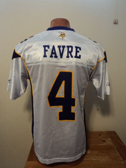   Minnesota Vikings Brett Favre Replica Mens Football Jersey L  