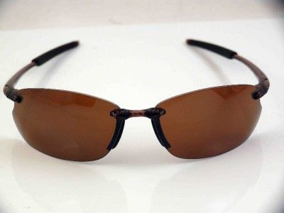 REVO POLARIZED CUT BANK AMBER FRAME BRONZE LENS NEW  