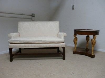 English Empire REGENCY ARM CHAIR Sabre Legs CLASSICAL  