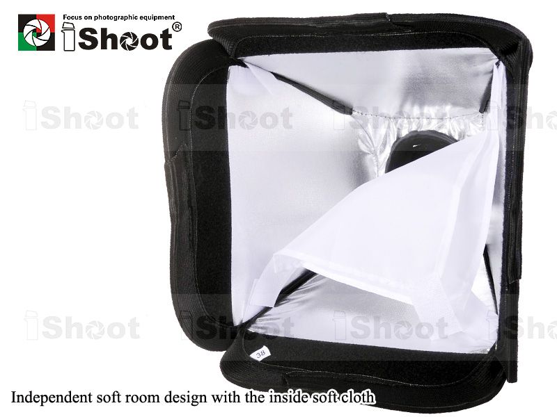 23x23cm flash diffuser speedlight softbox for Sony F42AM F36AM Minolta 