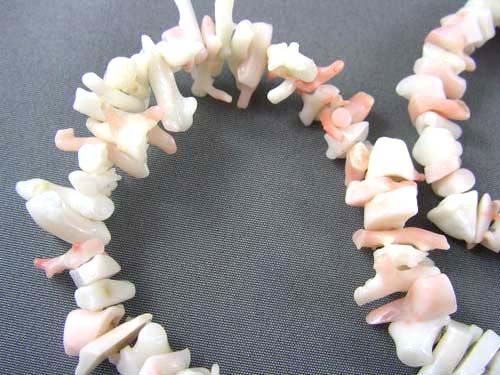 MASSIVE Vtg Genuine ANGEL SKIN Branch Coral Necklace  