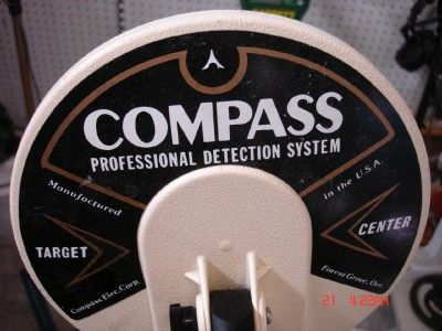 Compass Legend, 100 kHz, metal detector, Sees through Small Iron 